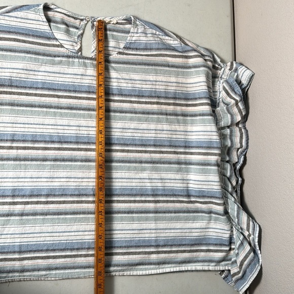 Cotton Bleu poncho style top - Picture 9 of 9